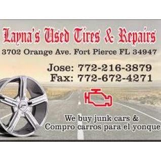 Layna S Used Tires And Repair 3702 Orange Ave Fort Pierce Fl Auto Layna S Used Tires And Repair 3702 Orange Ave Fort Pierce Fl Auto Mapquest