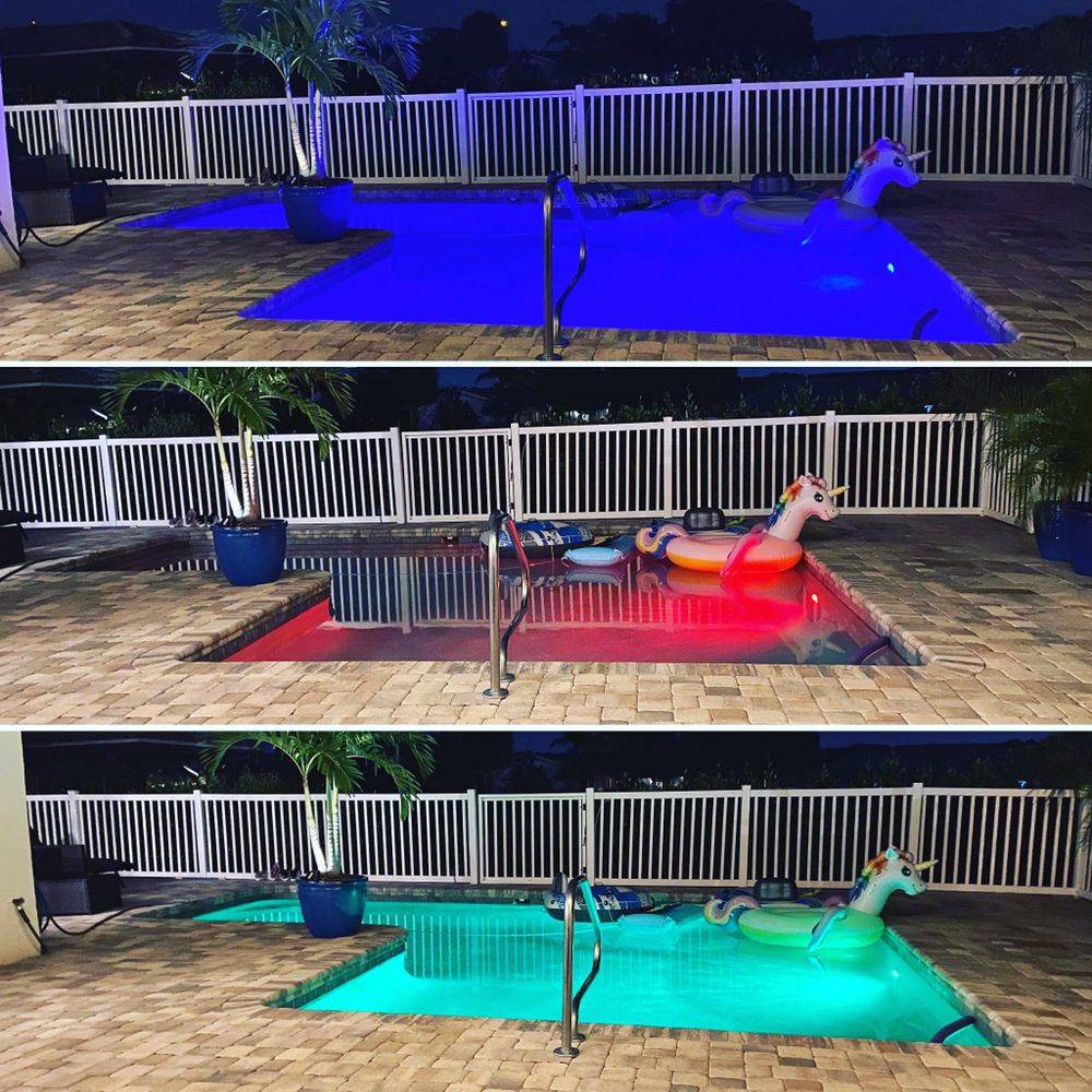 White And Blue Pool Service