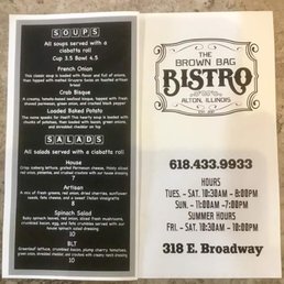 Photos For The Brown Bag Bistro Menu Yelp Photo Of The Brown Bag Bistro Alton Il United States
