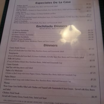 Oasis Mexican Cafe San Antonio Menu Oasis Mexican Cafe San Antonio Menu