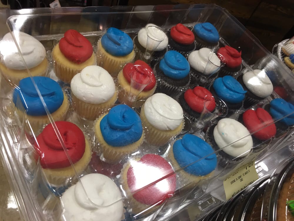 Red, White, and Blue mini cupcakes Yelp