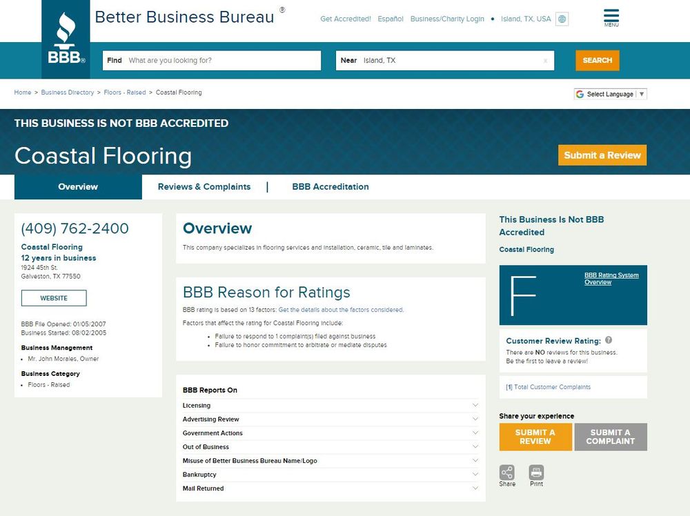 Coastal Flooring And Home Renovation
