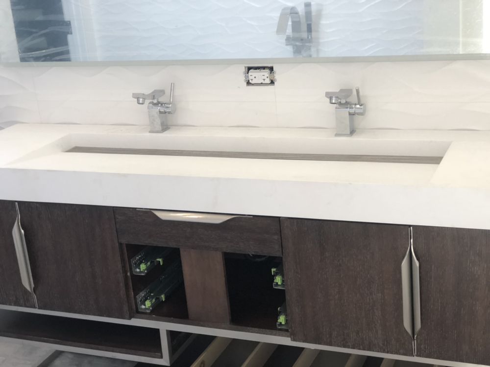 Master Double Vanity Sink And Faucet Install Yelp