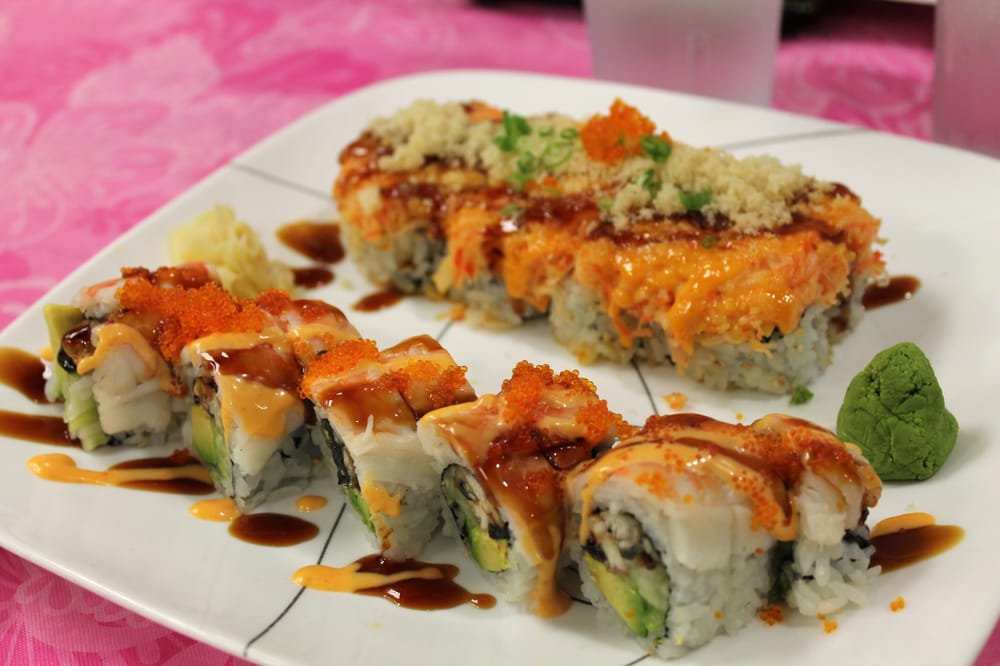 Spicy crab roll & Spicy scorpion maki Yelp
