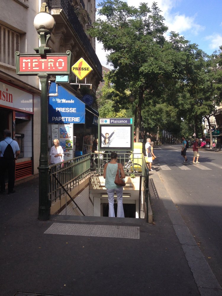 Métro Plaisance Metro Stations Rue d'Alésia,