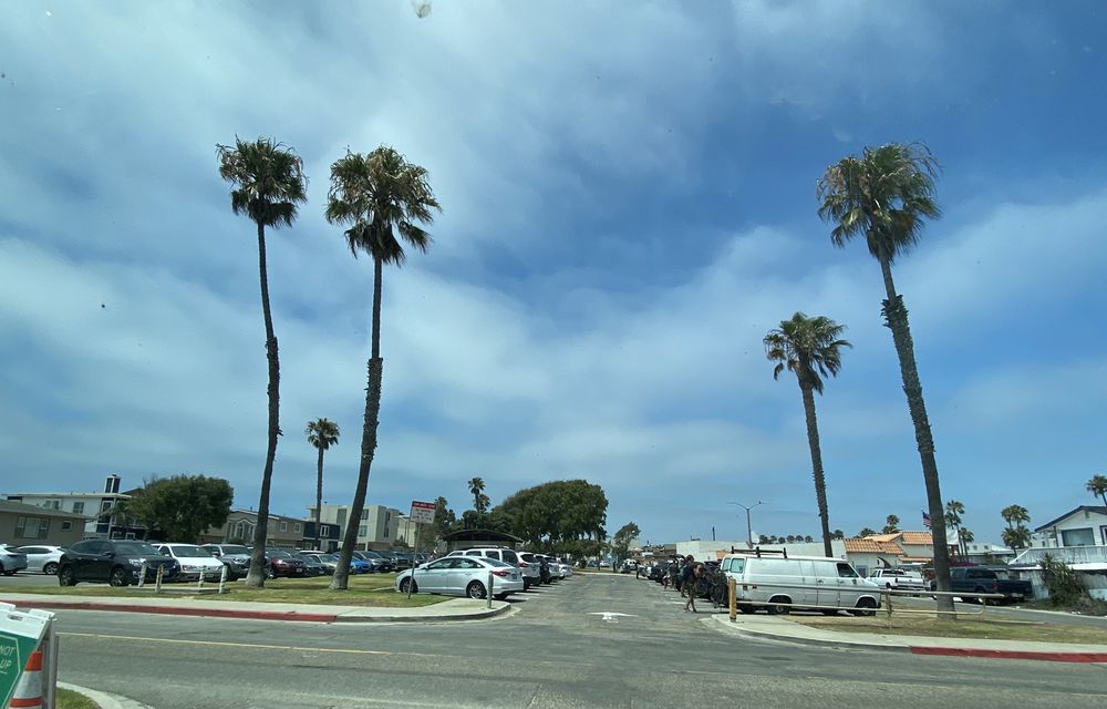 Sunset Beach Parking Lot