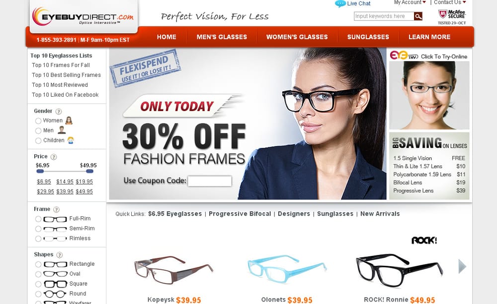 EyeBuyDirect.com gift card