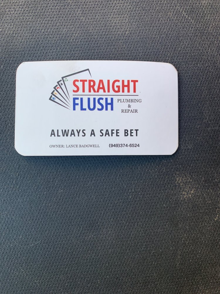 Straight Flush Plumbing & Leak Detection