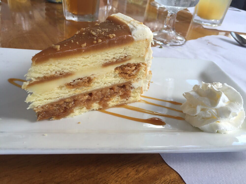 Salted caramel crunch cake. Yelp