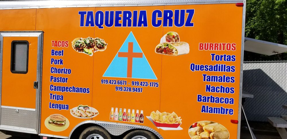 Online Menu Of Taqueria Cruz Restaurant Durham North