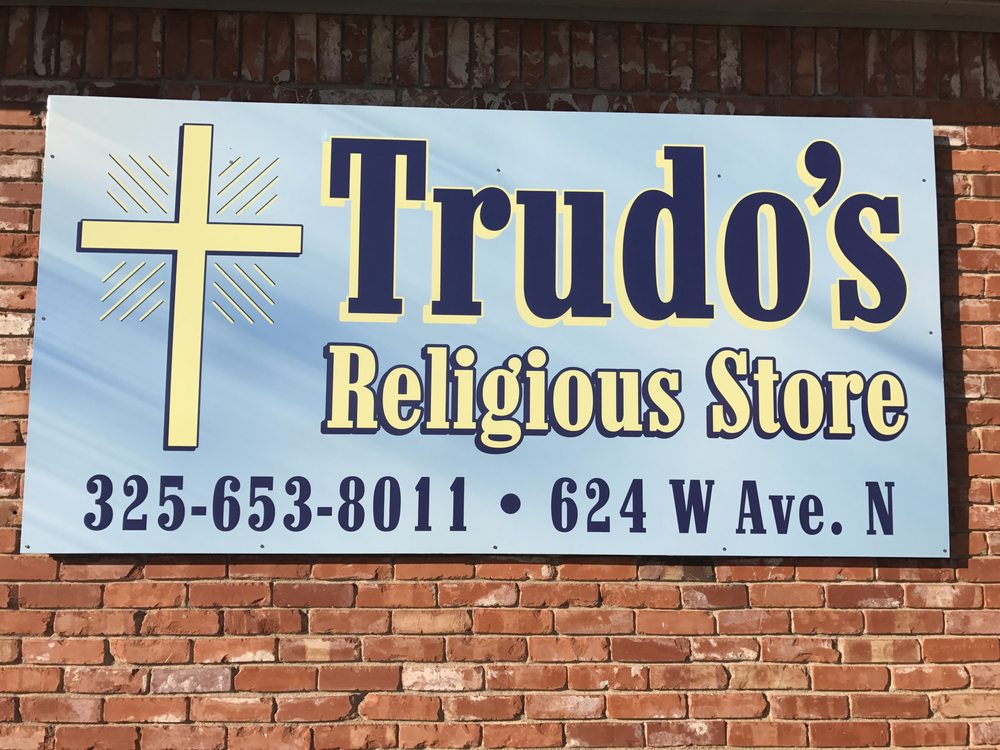 Trudo’s Religious Store Religious Items 624 W Ave N, San Angelo, TX