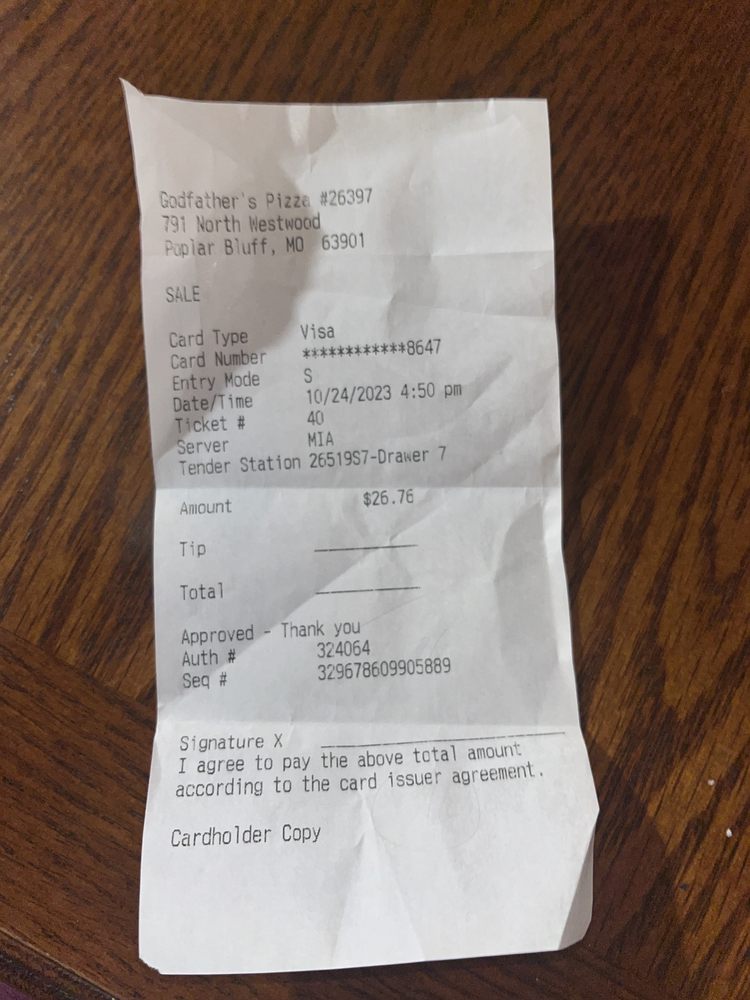 Godfather's Pizza Godfather's Pizza