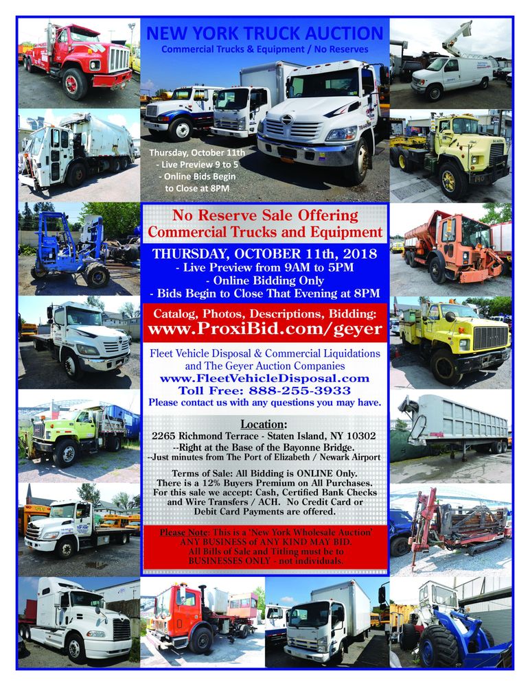 Fleet Vehicle Disposal and Commercial Liquidations