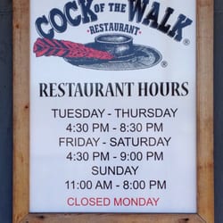 cock of the walk restaurant pensacola Fat but asian