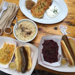 brats near me spaetzle and potato pancakes w brat and veggie sausage brats near me spaetzle and potato pancakes w brat and veggie sausage
