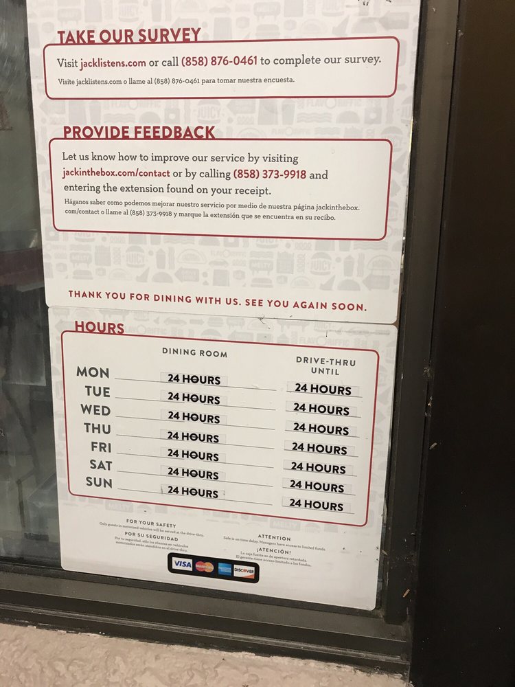 Denied Entry Despite The Dining Room Hours Being Posted As 24 20 Photos For Jack In The Box