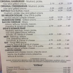 photos for bionic burger hamburgers menu yelp bionic burger menu