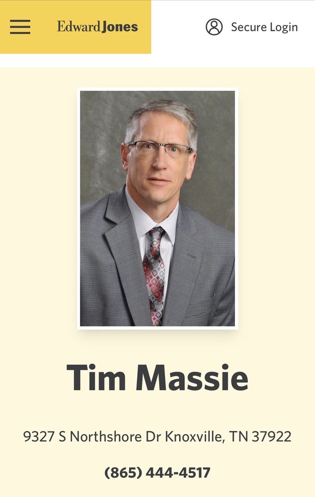 Edward Jones - Financial Advisor: Tim Massie