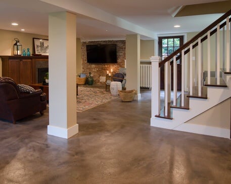Overlay And Stain Vaquero Brown Loden Semi Gloss Finish Sealer 259 Photos For Infinity Concrete Coatings