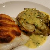 A today's catch with the crab topping and pickled cabbage in a beurre blanc. Definitely recommend.