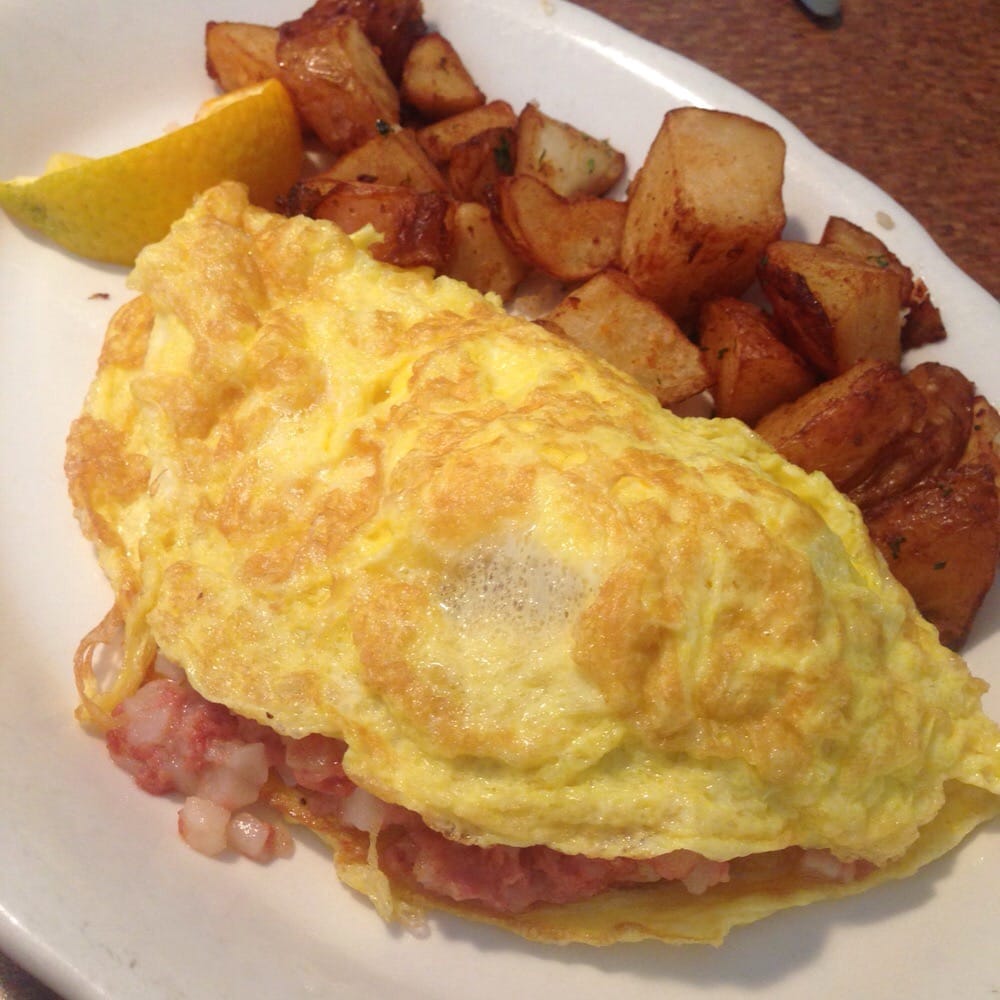 corn beef hash omelet recipe