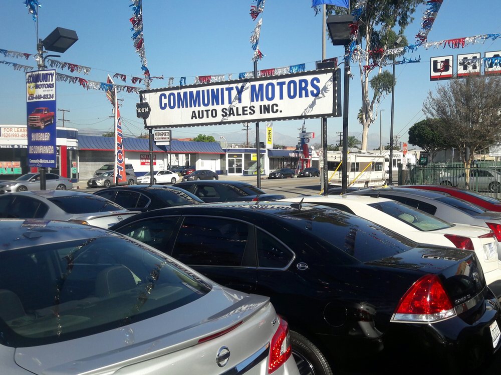Community Motors Auto Sales Used Car Dealers 10614 Garvey Ave, El