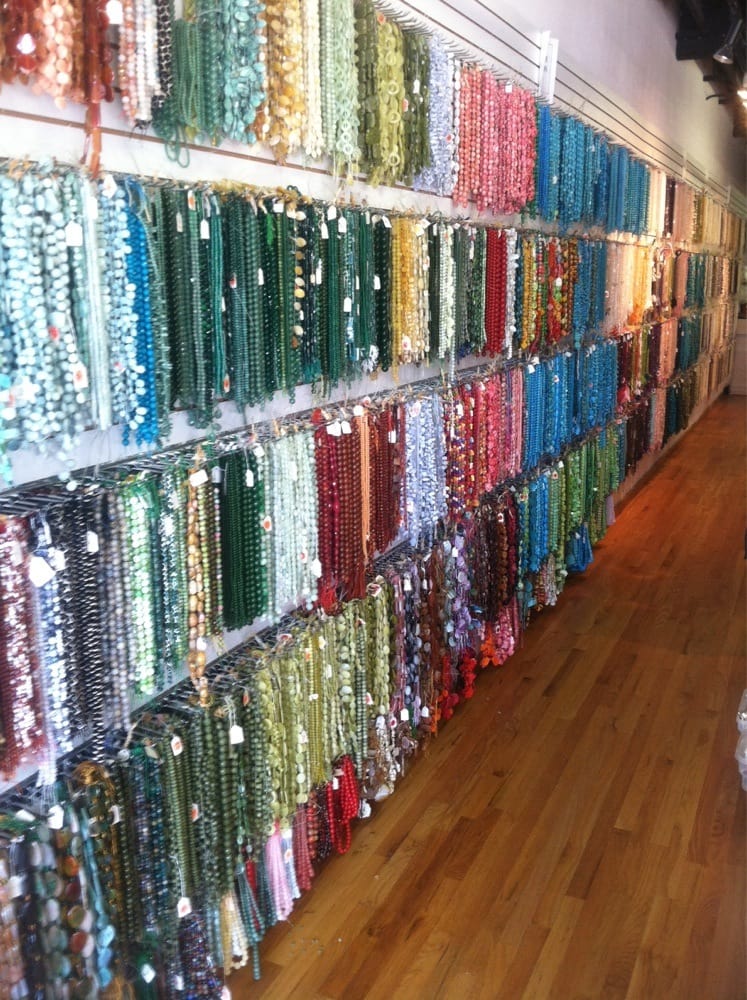 Beads and crystals to make your own Yelp
