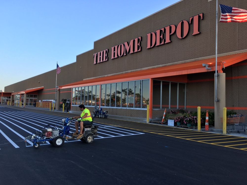 Caro Line Parking Lot Striping
