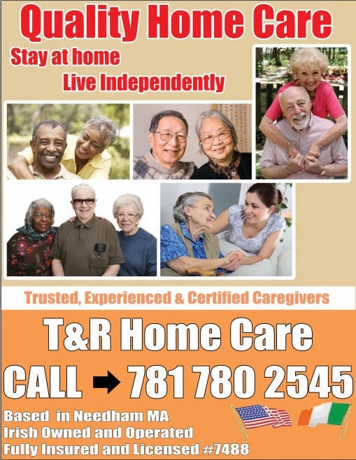 t r home care inc home health care 4 arlington rd needham homecare flyer
