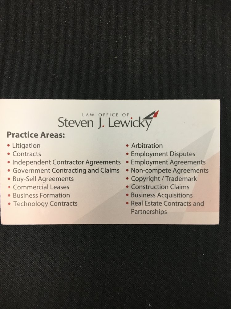 Law Office of Steven J. Lewicky