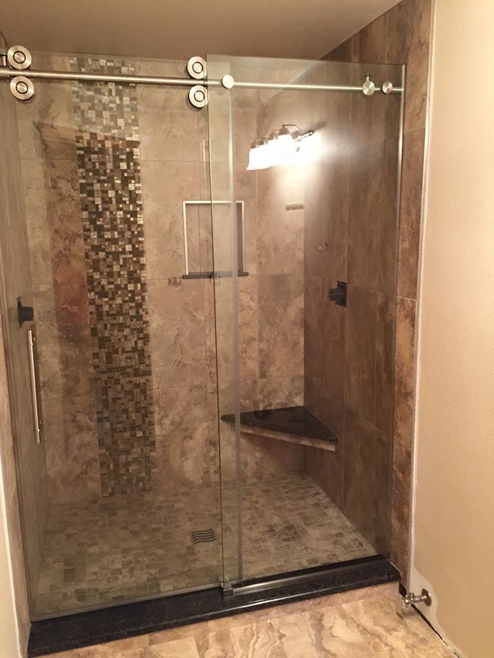 Glass Shower Door Fleuro Kinetic Yelp