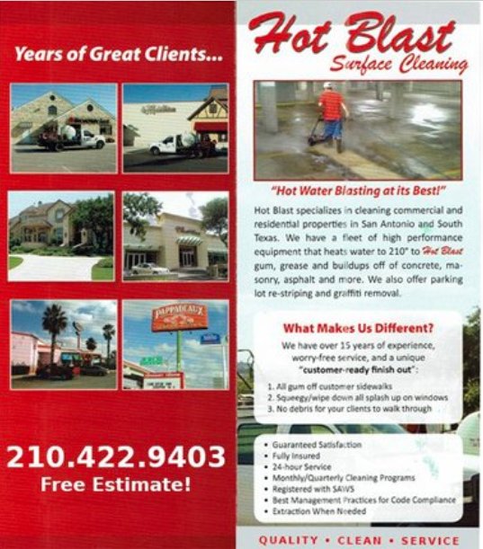 Hot Blast Surface Cleaning