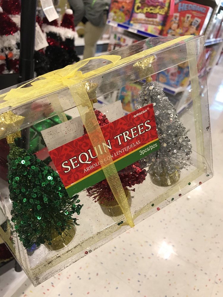 Great Place For A Last Minute Decorations These Sequined