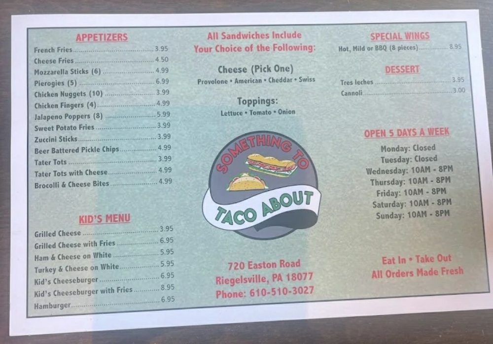 Something To Taco About