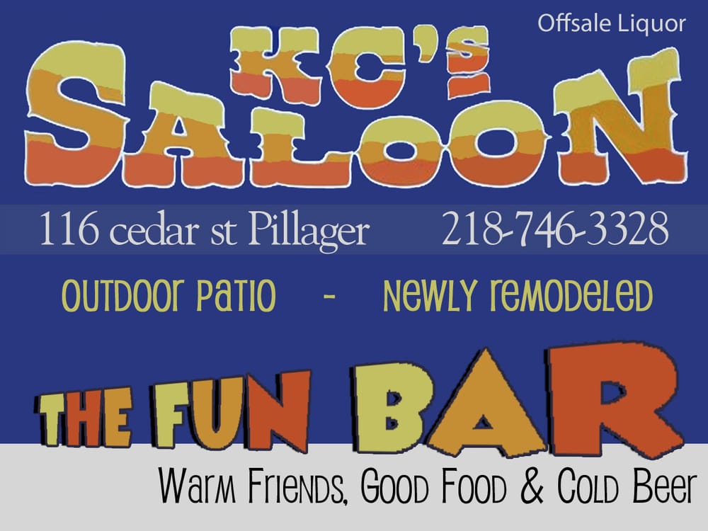 KC’s Saloon Beer Bar 116 Cedar Ave E, Pillager, MN Restaurant
