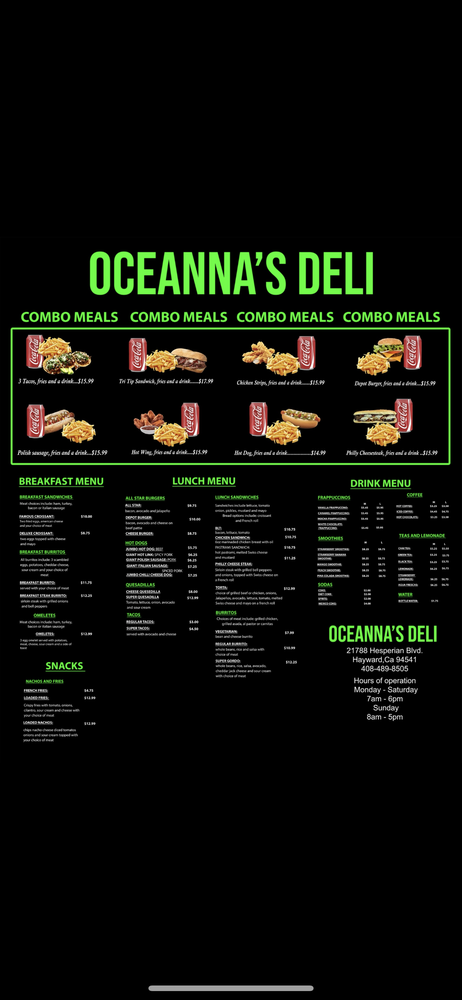 Oceanna's Deli