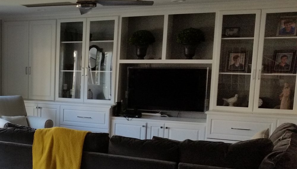 In The Above Home Remodeling Photo We Custom Built An Media Center Photo Of Gulfstar Windows Home Improvement Company Houston Tx United States
