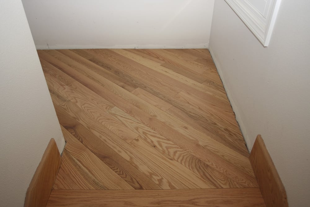 Upper Landing Installed In A Diagonal Pattern Yelp Photo Of Flooring Fx Santa Rosa Ca United States Upper Landing Installed