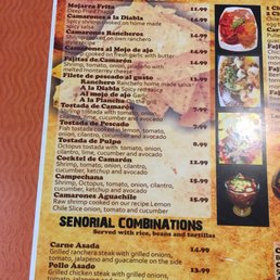 Photos For Senorial Mexican Restaurant Menu Yelp Photo Of Senorial Mexican Restaurant Banning Ca United States Their New Menu