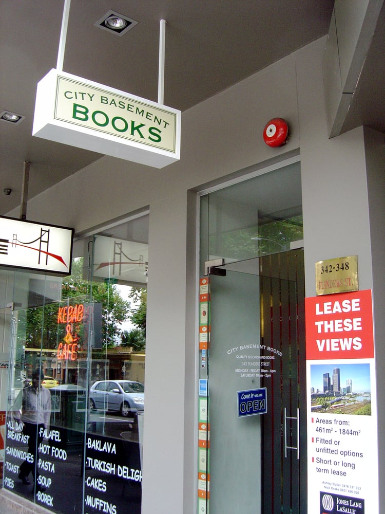 City Basement Books Bookstores 342 Flinders St, Melbourne