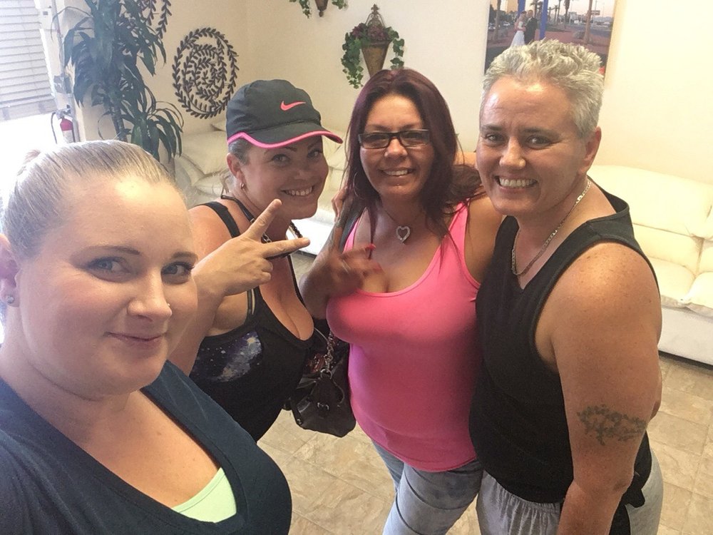 The Reverend Taking Picture Sierra In Baseball Cap My Photo Of Vegas Adventure Wedding Chapel Las Nv United States The