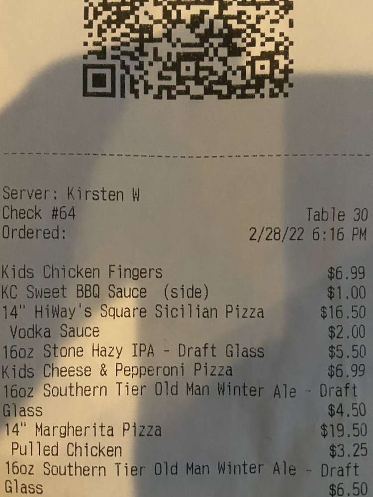 HiWay Pizza Pub - West