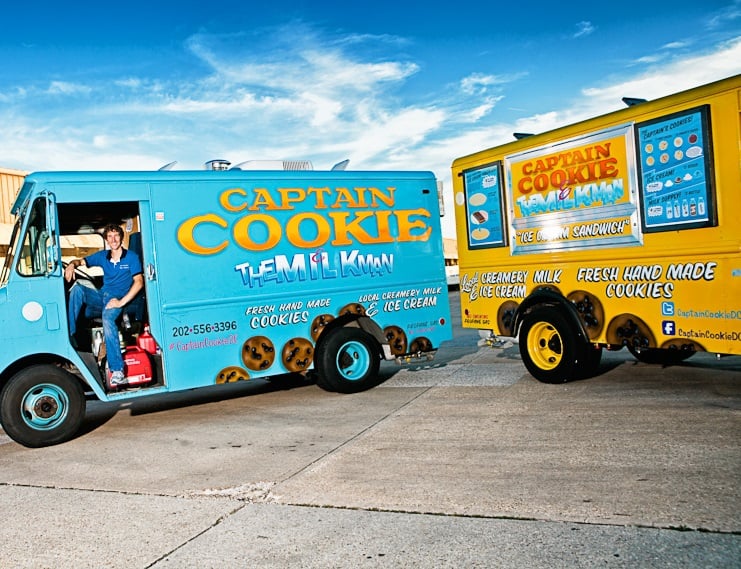 Captain Cookie and the Milk Man Food Truck