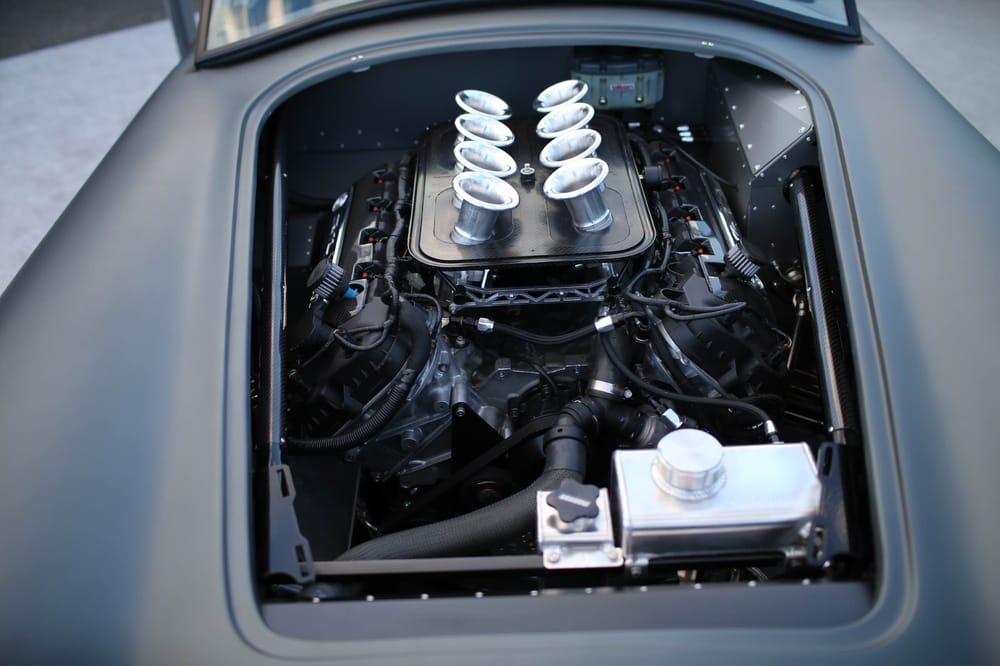 all the engine bay sheet metal was powder coated by them hood temecula valley sheet metal