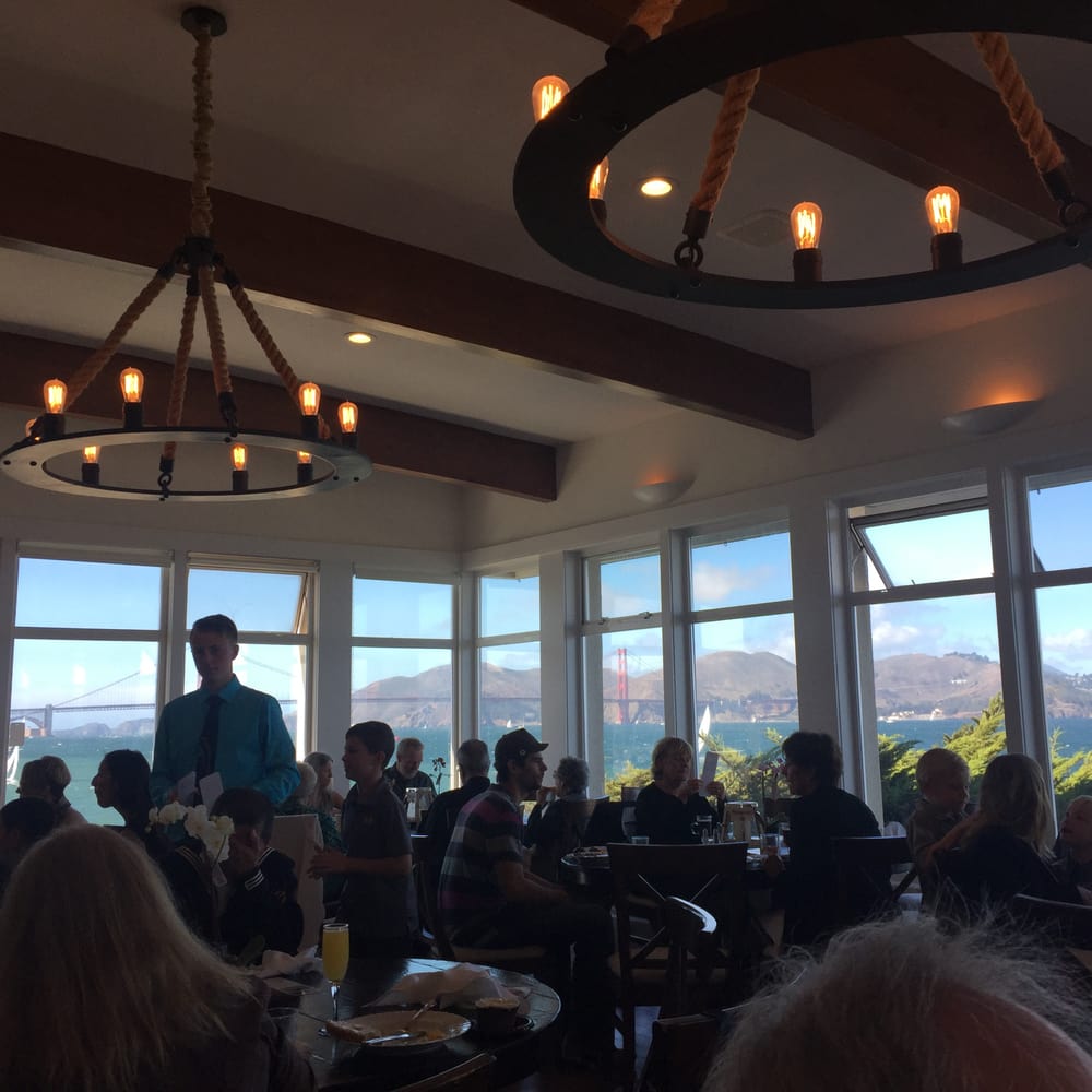 Second Story Dining Room With A View Of The Golden Gate Bridge And Photo Of Golden Gate Yacht Club San Francisco Ca United States Second