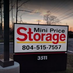 Mini Price Storage Self Storage 3511 Pemberton Rd Henrico Va