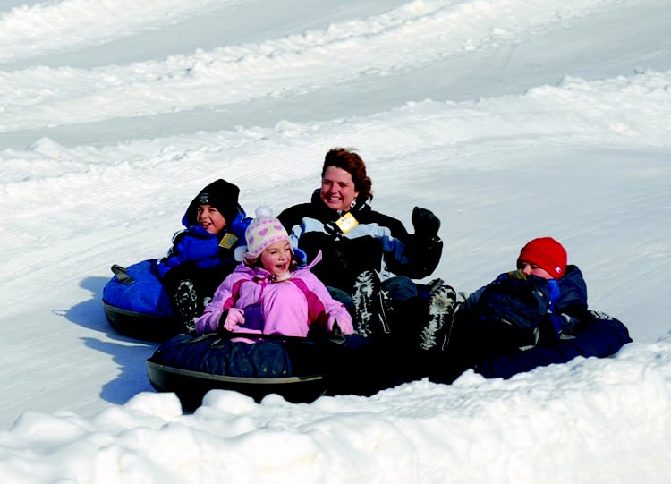 A family out enjoying Polar Blast Snow Tubing. Yelp