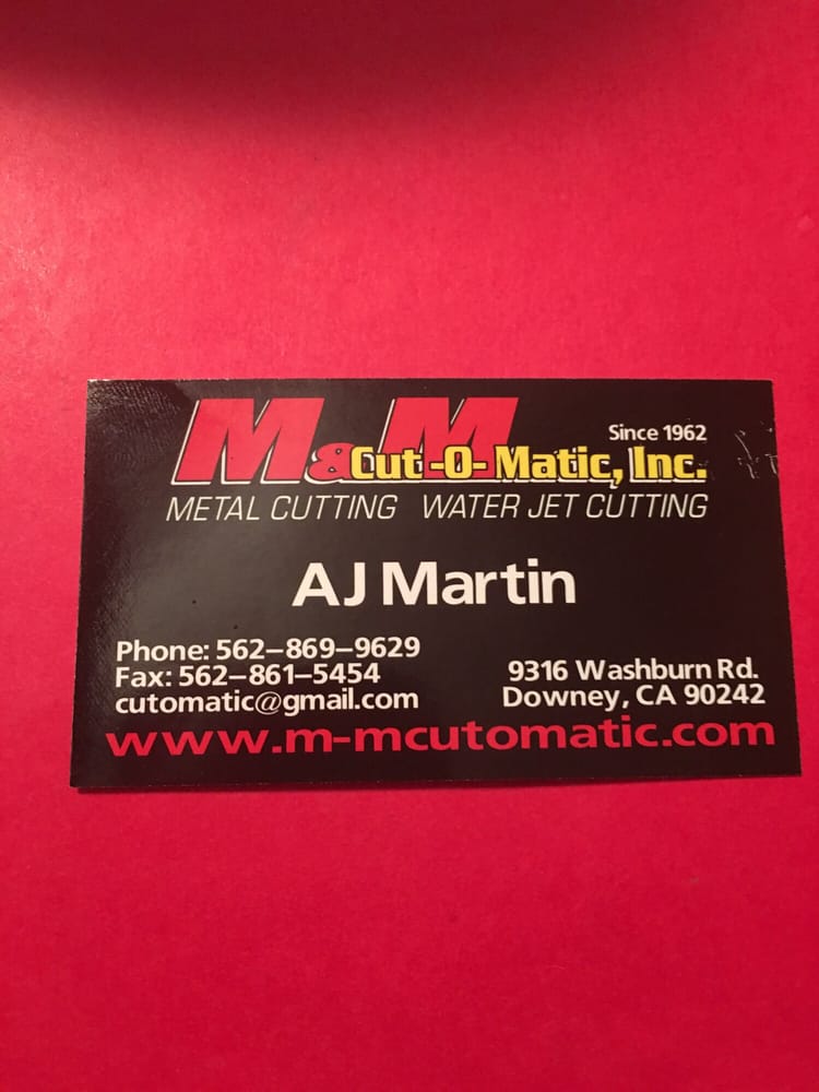 M & M Cut-O-Matic