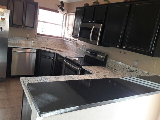 Zapien Custom Granite Closed Countertop Installation Irving Photo Of Zapien Custom Granite Irving Tx United States