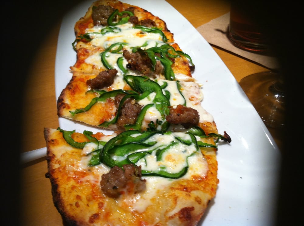 Spicy Fennel Sausage Poblano Flatbread Yelp